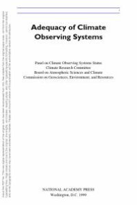 cover of the book Adequacy of Climate Observing Systems