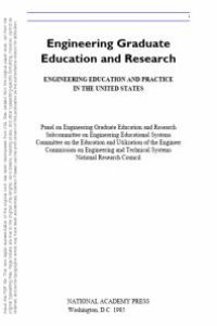 cover of the book Engineering Graduate Education and Research