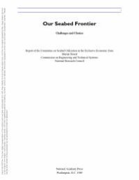 cover of the book Our Seabed Frontier : Challenges and Choices