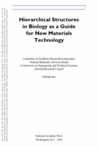 cover of the book Hierarchical Structures in Biology As a Guide for New Materials Technology