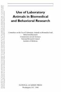 cover of the book Use of Laboratory Animals in Biomedical and Behavioral Research