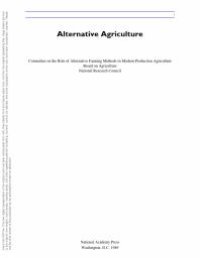 cover of the book Alternative Agriculture