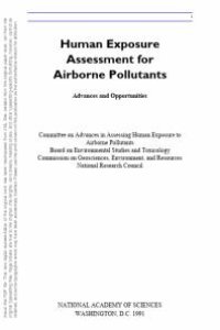 cover of the book Human Exposure Assessment for Airborne Pollutants : Advances and Opportunities