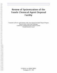 cover of the book Review of Systemization of the Tooele Chemical Agent Disposal Facility