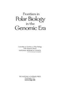 cover of the book Frontiers in Polar Biology in the Genomic Era