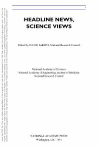 cover of the book Headline News, Science Views