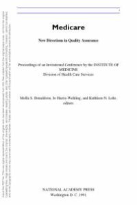 cover of the book Medicare : New Directions in Quality Assurance Proceedings