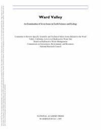 cover of the book Ward Valley : An Examination of Seven Issues in Earth Sciences and Ecology