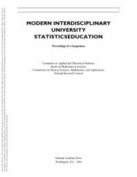 cover of the book Modern Interdisciplinary University Statistics Education : Proceedings of a Symposium