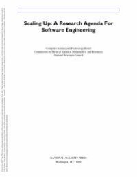 cover of the book Scaling Up : A Research Agenda for Software Engineering