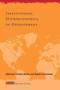 cover of the book Institutional Microeconomics of Development