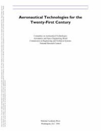 cover of the book Aeronautical Technologies for the Twenty-First Century