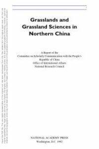 cover of the book Grasslands and Grassland Sciences in Northern China