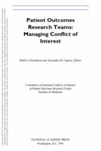 cover of the book Patient Outcomes Research Teams (PORTS) : Managing Conflict of Interest