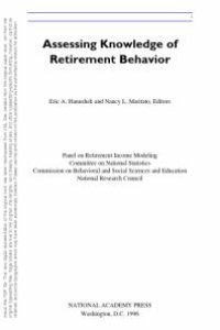 cover of the book Assessing Knowledge of Retirement Behavior