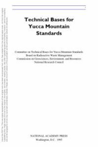 cover of the book Technical Bases for Yucca Mountain Standards