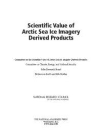 cover of the book Scientific Value of Arctic Sea Ice Imagery Derived Products