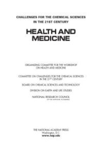 cover of the book Health and Medicine : Challenges for the Chemical Sciences in the 21st Century