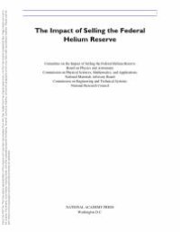 cover of the book The Impact of Selling the Federal Helium Reserve