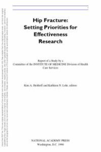 cover of the book Hip Fracture : Setting Priorities for Effectiveness Research