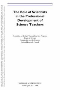 cover of the book The Role of Scientists in the Professional Development of Science Teachers