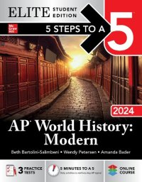 cover of the book 5 Steps to a 5: AP World History: Modern 2024 Elite Student Edition