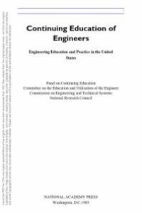 cover of the book Continuing Education of Engineers