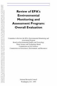 cover of the book Review of EPA's Environmental Monitoring and Assessment Program : Overall Evaluation