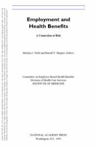 cover of the book Employment and Health Benefits : A Connection at Risk