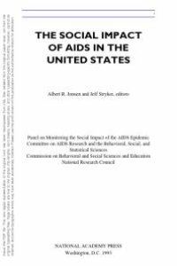 cover of the book The Social Impact of AIDS in the United States