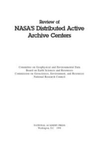 cover of the book Review of NASA's Distributed Active Archive Centers