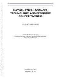 cover of the book Mathematical Sciences, Technology, and Economic Competitiveness