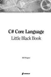 cover of the book C# Core Language Little Black Book