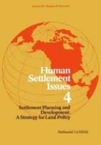 cover of the book Settlement Planning and Development : A Strategy for Land Policy