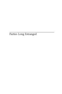 cover of the book Parties Long Estranged : Canada and Australia in the Twentieth Century