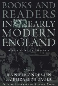 cover of the book Books and Readers in Early Modern England : Material Studies