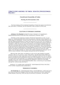 cover of the book Constituent Assembly of India (Legislative) Debates: Official Report