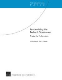 cover of the book Modernizing the Federal Government: Paying for Performance