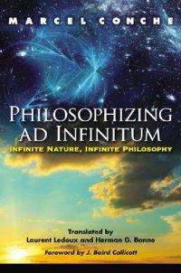 cover of the book Philosophizing ad Infinitum: Infinite Nature, Infinite Philosophy