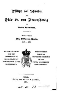 cover of the book König Philipp von Schwaben 1197 - 1208