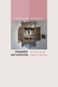 cover of the book Hospitality and Authoring : An Essay for the English Profession