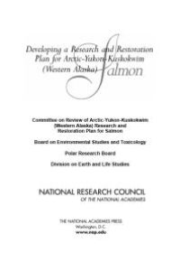 cover of the book Developing a Research and Restoration Plan for Arctic-Yukon-Kuskokwim (Western Alaska) Salmon