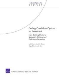 cover of the book Finding Candidate Options for Investment : From Building Blocks to Composite Options and Preliminary Screening