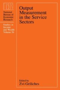 cover of the book Output Measurement in the Service Sectors