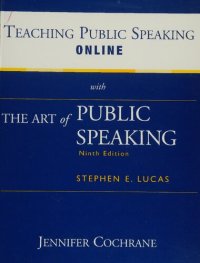 cover of the book Teaching Public Speaking Online t/a The Art of Public Speaking