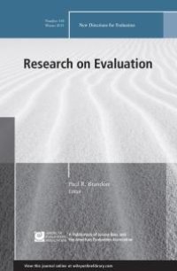 cover of the book Research on Evaluation : New Directions for Evaluation, Number 148