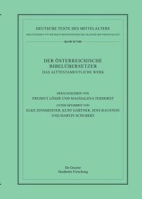 cover of the book Der Österreichische Bibelübersetzer: Band 1 Das Alttestamentliche Werk