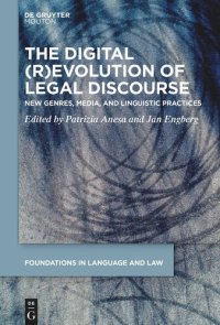 cover of the book The Digital (R)Evolution of Legal Discourse: New Genres, Media, and Linguistic Practices