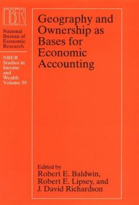 cover of the book Geography and Ownership as Bases for Economic Accounting