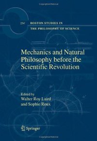 cover of the book Mechanics and Natural Philosophy before the Scientific Revolution 